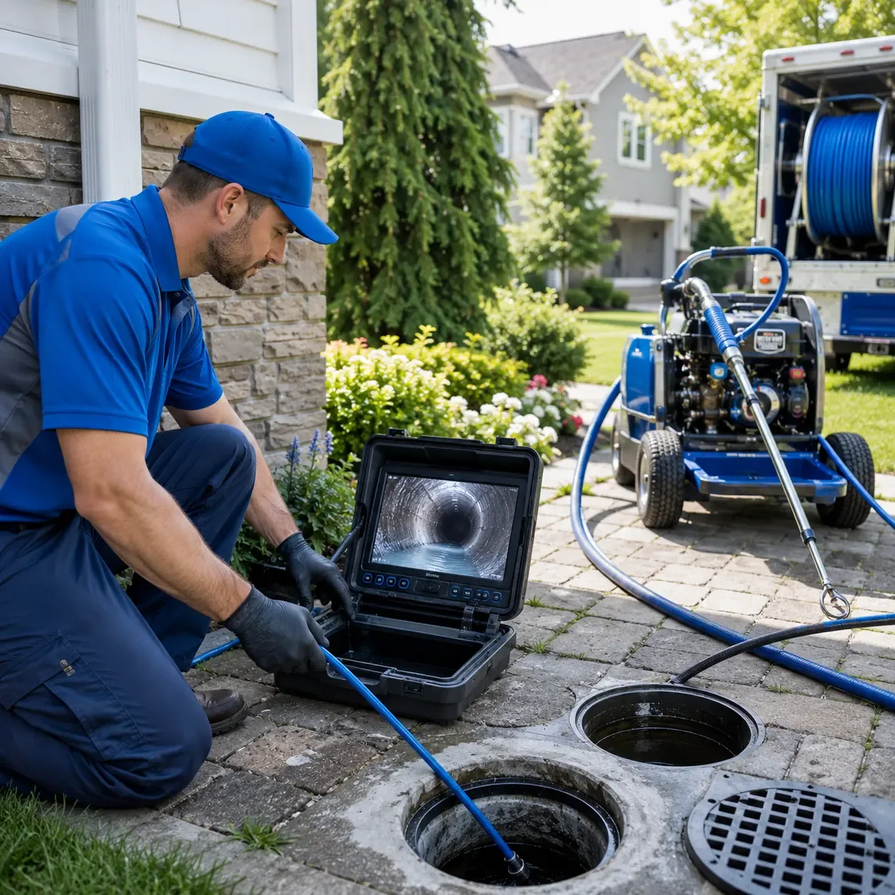 Outdoor drain cleaning professionals serving Ramer, TN